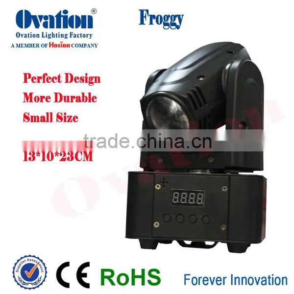 Best Quality Dmx RGBW 4in1 10W Mini Moving Head 1.8kg Perfect for Night Club photo-3