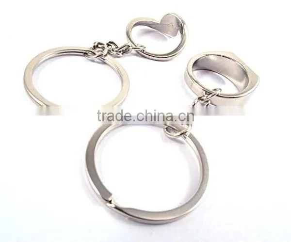2016 Hot Selling Ring Shape Couple Alloy Keychain photo-4