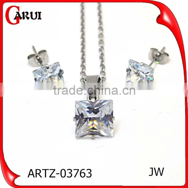 Fashion Jewelry Charm 2016 Fashion Black Crystal Daily Wear Jewelry Set photo-6