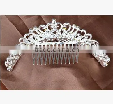 The Bride Adorn Article Diamond Pearl Crown Restoring Ancient Ways is the Bride Wedding Accessories photo-2