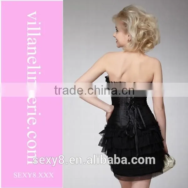 Sexy See Through Corset Wedding Dress photo-3