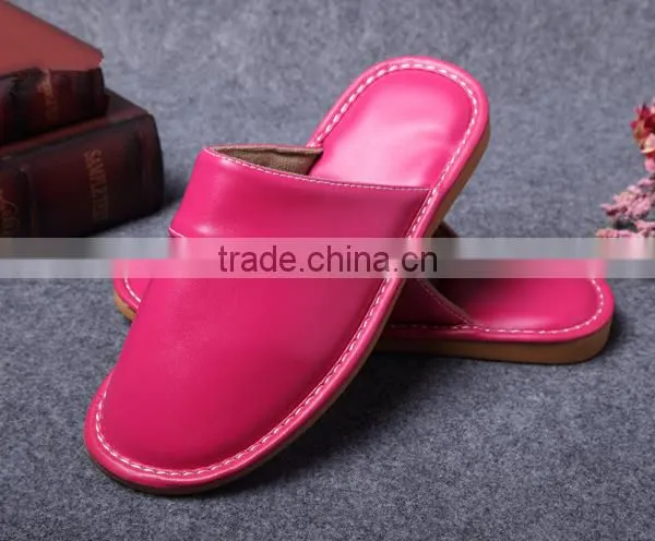 Winter Leather Couple Home Cotton Warm Slippers Newest Soft-soled Slippers photo-2
