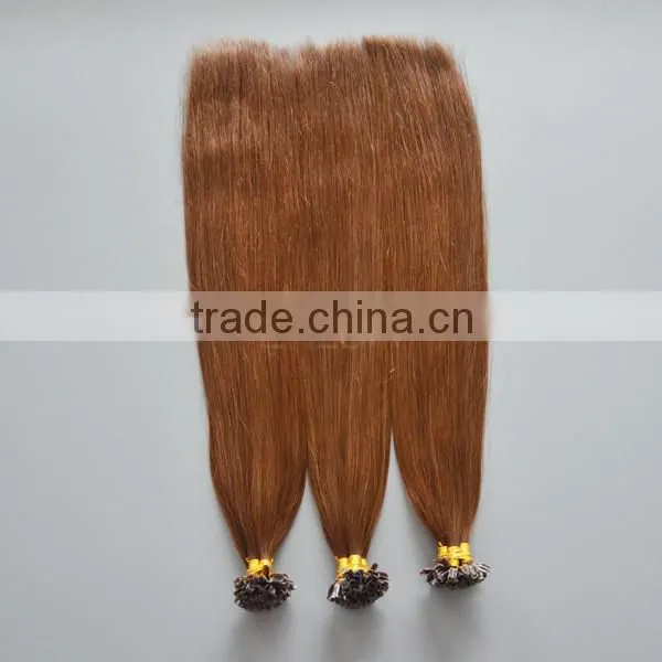 Remy U Nail Tip Hair Extensions Remy U Tip Keratin Human Hair Extension photo-6