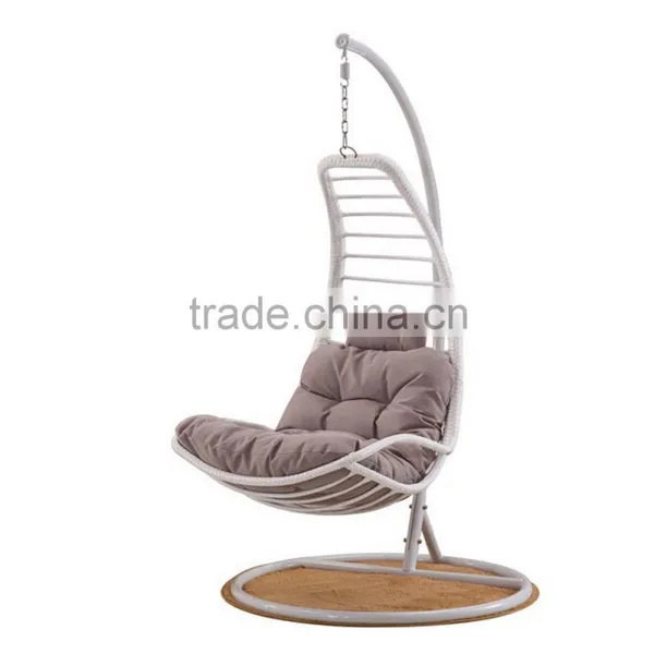 All Weather Wicker Rattan Hanging Helicopter Swing Chair Parts Bamboo Swing Chair photo-4