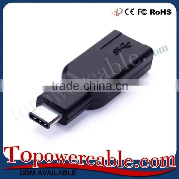 In Bulk Black USB-C to 3.1 USB-A Male To Female Adapter photo-2