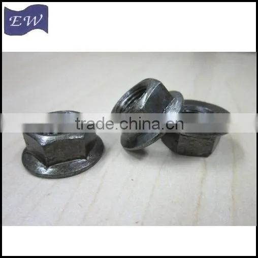 1/4"-20 UNC Flange Nuts ,plain on Stock photo-2