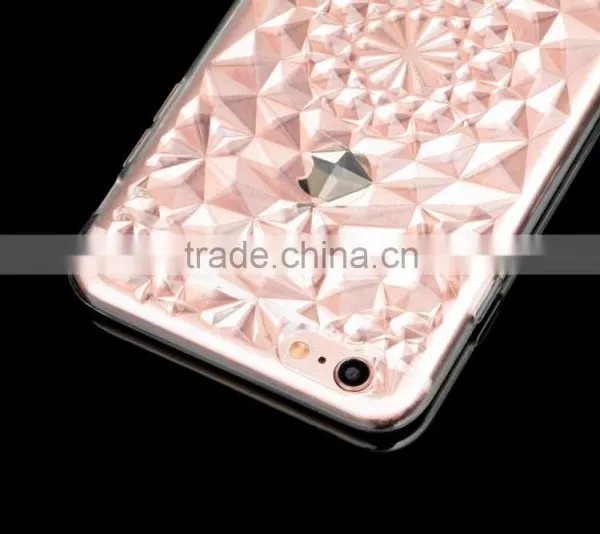 Clear TPU Crystal Case for IPhone 6s Fashion Crystal Rose Flower Soft Full Case for IPhone 6 4.7 photo-5