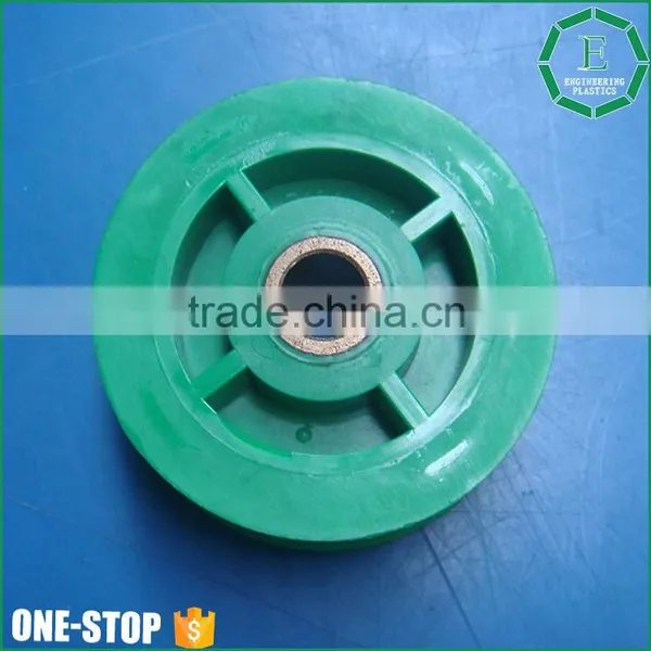 Good Abrasion Resistance Casting Nylon PA6 Plastic Pulley Wheels photo-4