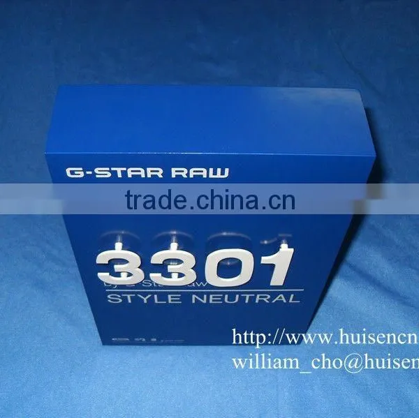 Fashion MDF logo block for G-star