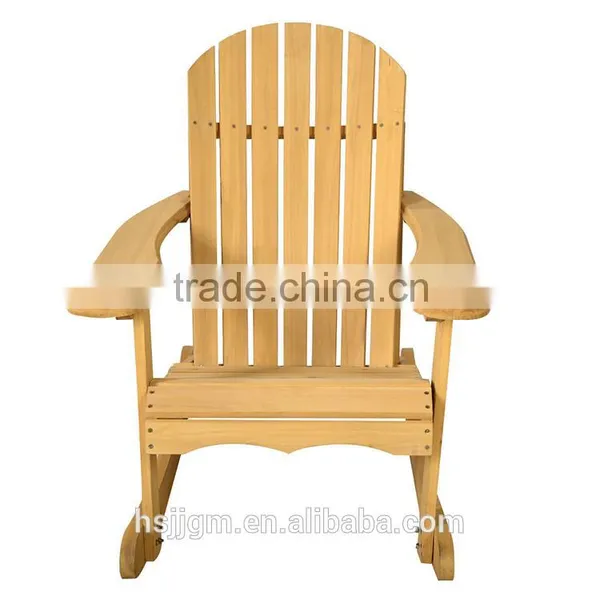 Outdoor Wooden Adirondack Rocking Chair photo-3