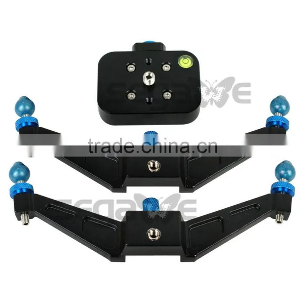 Pro 32" Aluminum Alloy Track Slider DSLR Camera Video Stabilizer Rail System photo-3