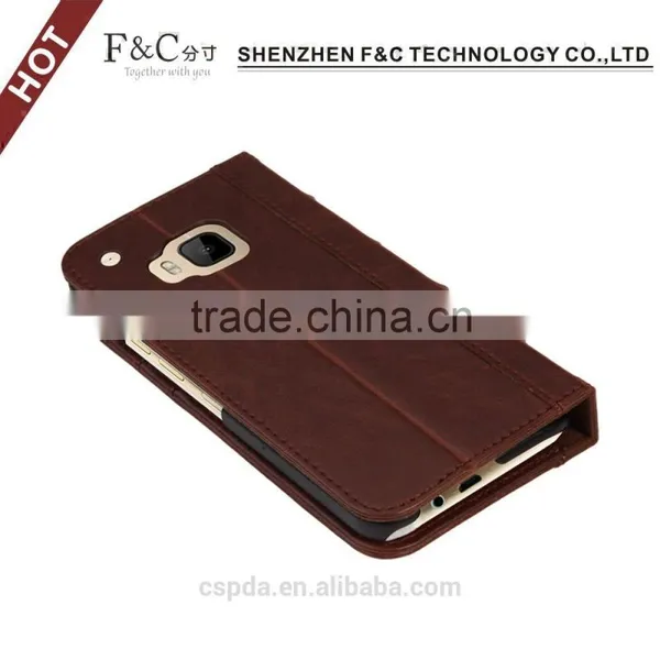 Retro and Vintage Flip Open Book Leather Case Cover for HTC One M9,for HTC One M9 Stand Case photo-2
