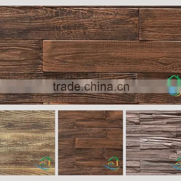 Faux Wood Wall Wallcovering photo-2