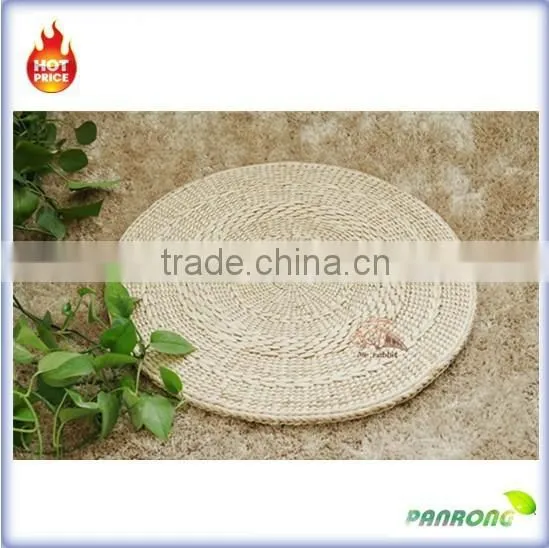 Wholesale Straw Round Placemat Custom Table Mat Placemat Straw Woven Cushion