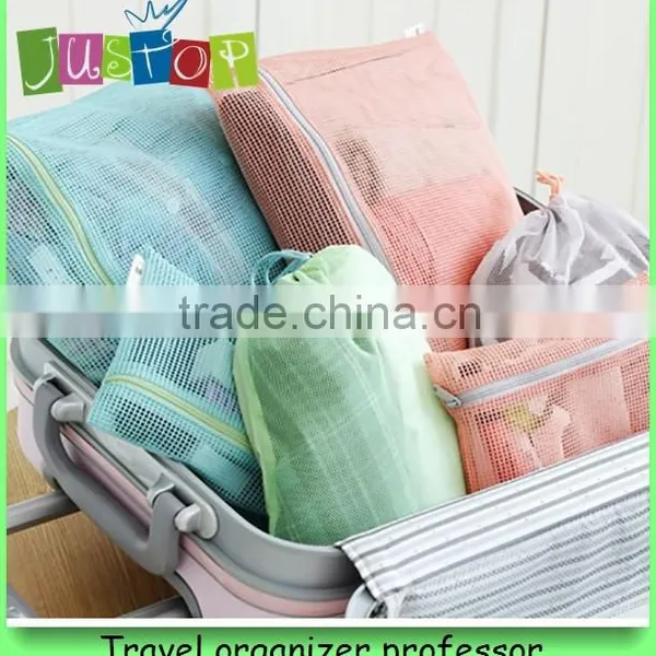 4 in 1 Mesh Slim Bag Organizer for Travel
