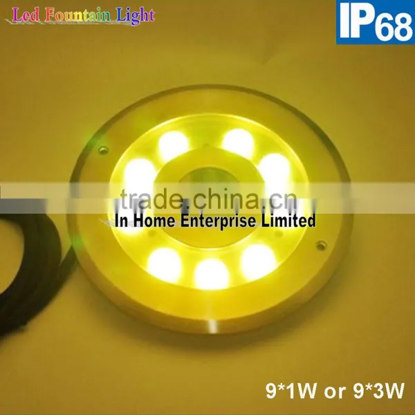 9W IP68 Underwater Light DMX RGB Outdoor Led Fountain Lights photo-4