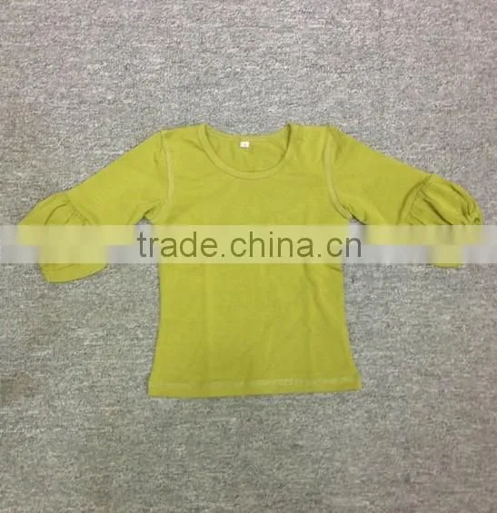 Puff Shirts Top for Children 2000pcs in Stock,Baby Tank Top in Stock,Cheap Blouses&Tops for Girls photo-2