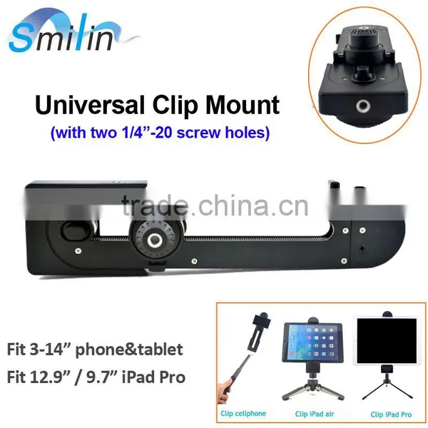 Amazon&Ebay Beautiful Newest Universal Clip Mount Tablet PC Cradle Mobile Phone Tripod Stand Holder for IPhone SE and IPad Pro Quality Choice
