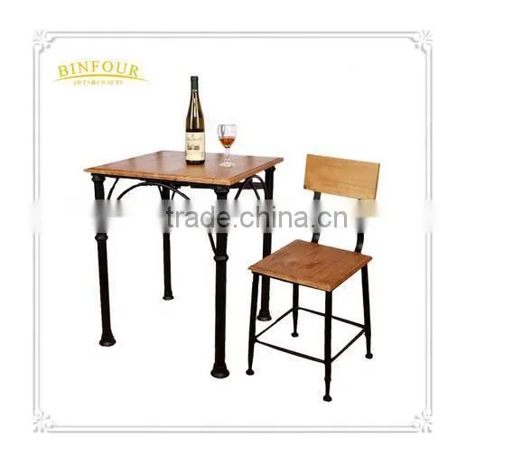 Round Type Garden Stool Antique Metal Garden Table and Chairs photo-2