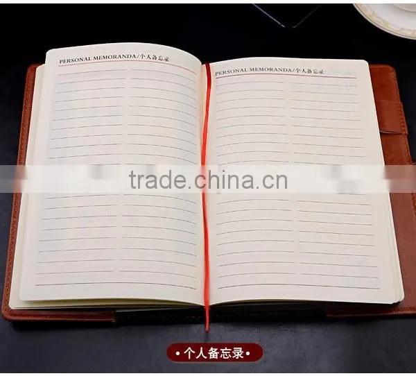 Luxury Leather Cover Note Book for Business , Waterproof Notepad photo-3