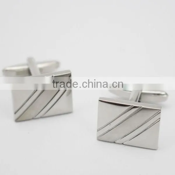 Cuff Button Brass Cufflinks Rectangle Brass Men Shirt Cuff Button photo-5