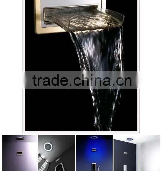 Cebien 'Lux' - LED Shower Set With Rain Shower Head, Hand Shower & Waterfall Faucet photo-2