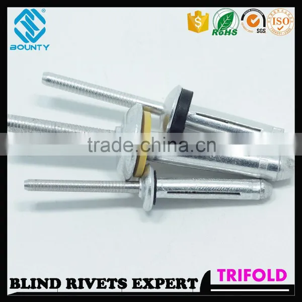 HIGH QUALITY FACTORY ALUMINUM TRI-FOLD RIVETS FOR GLASS CURTAIN WALL photo-5