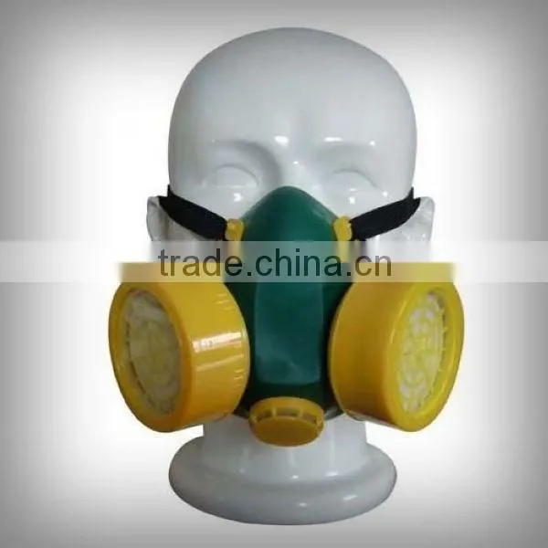 2016 Hot Sell Double Filter Half Gas Mask Similar as 3M Gas Mask Double Filter Military Chemical Half Face Filter Gas Mask photo-2