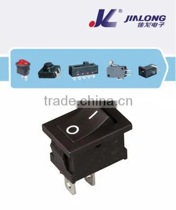 2pins 3pins On-off 6A 250V AC Power Socket Rocker Switch Waterproof Mini Rocker Switch KCD1-101A photo-2