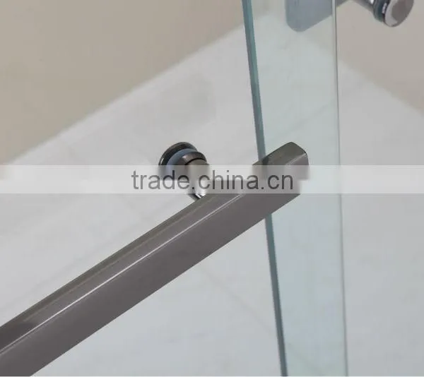 Black Framed Sliding Adjustable Automatic Shower Doors(KD6018) photo-6