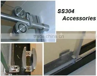 8mm Sliding Door Portable Big Roller Shower Room photo-2