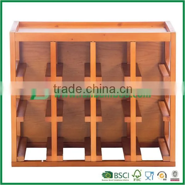 Bamboo Storage Rack for Wine Bottles