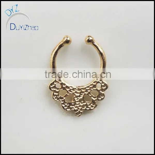 Fashion Septum Clicker Nose Ring Body Piercing photo-4