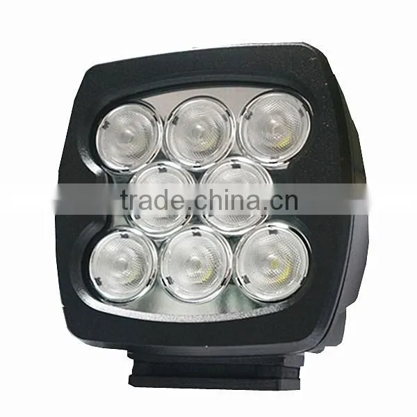 High Bright 12v 24v 80w LED Square Work Light Spot Beam7" Square Led Driving Lights for Offroad 4x4 Truck Jeep Atv Suv Ute Vehic photo-2