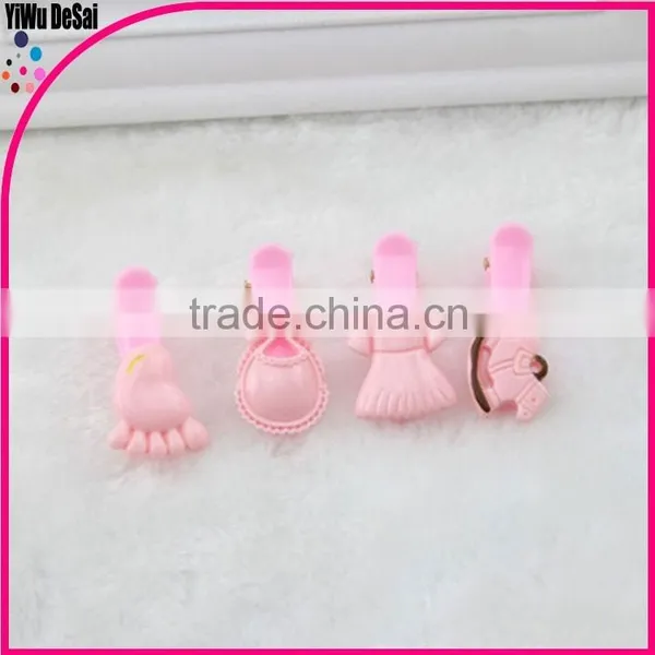 The New Selling Children's Hair Accessories Arcylic Cartooon Hair Clip