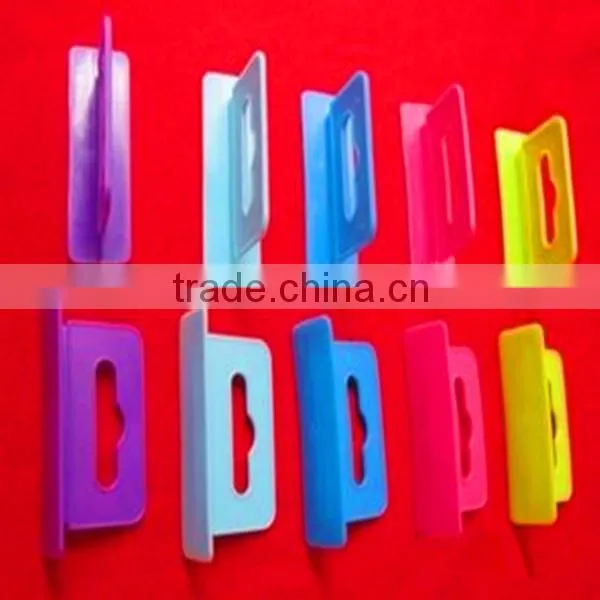 Plastic Euro Hook Hang Tab for Packaging