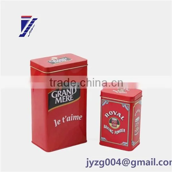 Factory Direct High Quality Rectangular Coffee Tin Can photo-3