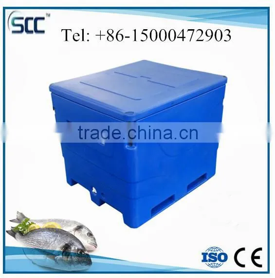 Isothermal Container for Storing Fish, Fish Storage Cooler Container For Cold (LLDPE+PU Insulation) photo-3