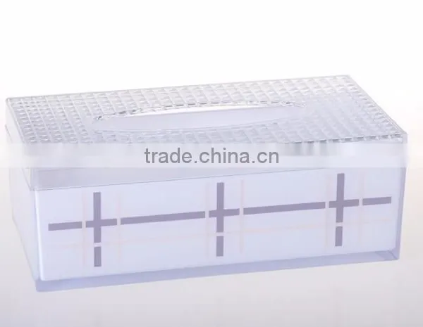 Concise Style Grid Square Tissue Box Decorate Sanitary Ware photo-6