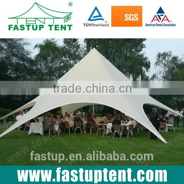 Outdoor Camping Event Tent Star Shape Tent Installing on Grassland photo-3