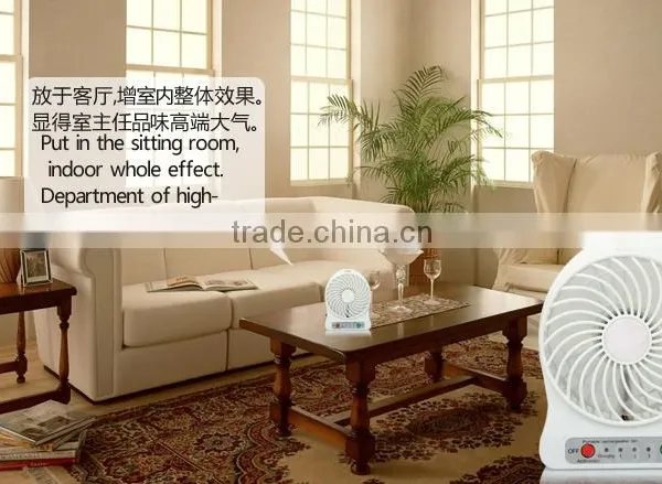 Home Appliances Portable Handheld Usb Rechargeable Battery Charger Table Mini Fan photo-3