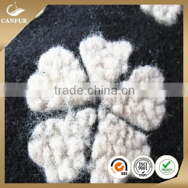 Jacquard Knitted Wool Fabric photo-2
