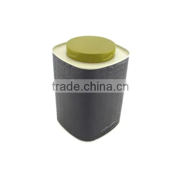 Tea Storage Tin, Tea Container, Metal Tea Case