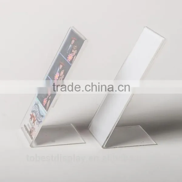 Photo Booth Frame 2x6 Acrylic Picture Frames, Plexiglass Menu Sign Holder photo-2