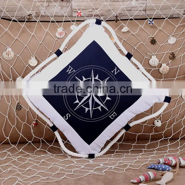 Handmade Compass Pillow Embroidery Designs Cushion Cover photo-4