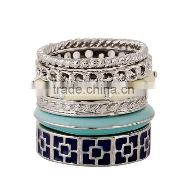2016 Latest Hot Sale New Design 6pcs Gold Finger Joint Rings photo-3