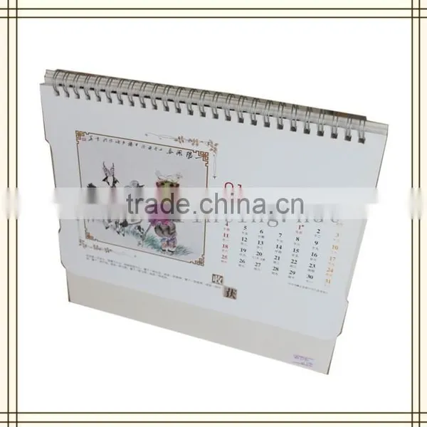 2015 China Professional OEM Coloring Desk Calendar Printing photo-3