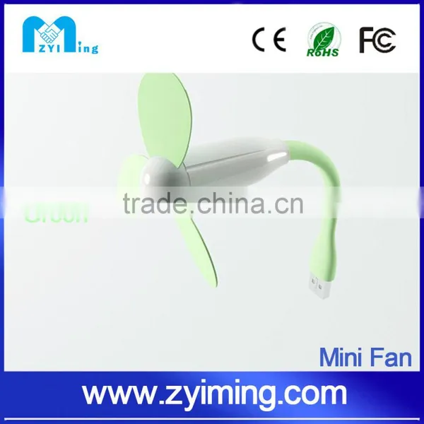 Zyiming hot selling summer mini fan YM-F28 usb programmable message fan with strong wind