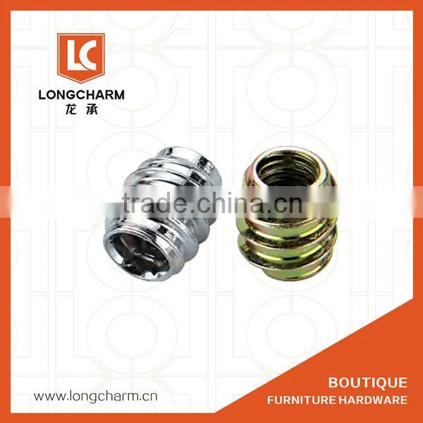 Furniture nut cabinet insert nut