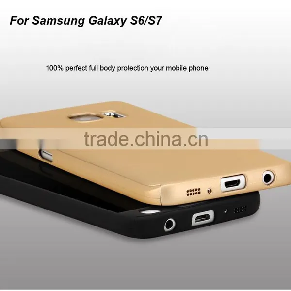 China Supplier Full Body Protective Case Matte Plastic Case Cover For Samsung Galaxy S6 photo-4